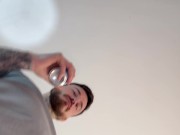 Full size vore tied & swallowed after bloated belly worship