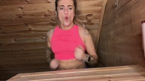 Cardio, farting & burping at the same time wmn