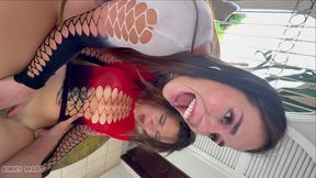 sensual yet rough threesome - kinky mary enjoying every thrust