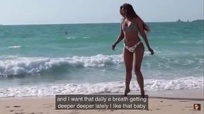 Bosslady Dubai beach hot ass indian girl