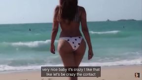 Bosslady Dubai beach hot ass indian girl