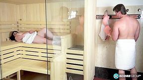 Anna Beck - Sauna-shower-love Making In 4k - Oral