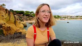 So Cute In Glasses and Stockings, Amelia Gets off with Toy