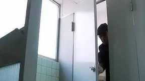 Oriental Beauty Gets Fucked Hard In The Toilet Stall