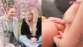 First Timers - Sensual Lesbian Strap-on Anal&#x1F44C; Experience