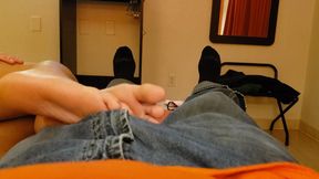 Roxy foot lap tease green toes