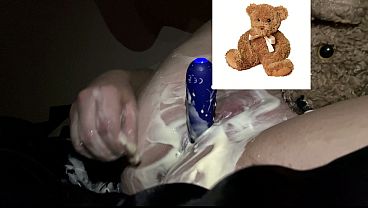 MY KINKY TEEN ARAB GIRL MASTUBATES WITH VIBRATOR & MY CUM ALL OVER HER CURVY BODY-AMATEUR ARABIAN SNOWWHITE-BEVERLY HILLS LOS ANGELES USA-FOOD PORN 67