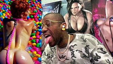 POV Fucking Tight Big Breast Ginger Teens In Candy Heaven, AI Generated