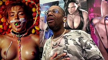 POV Fucking Tight Big Breast Ginger Teens In Candy Heaven, AI Generated