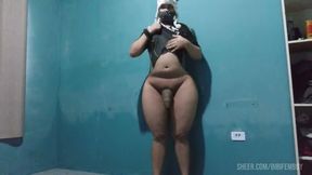 Tranny slut big butt and big dick