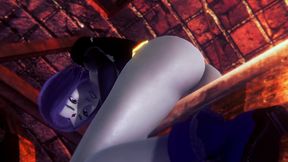 raven takes a ride on the wooden pony bsdm - titans porn