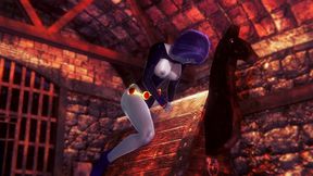 raven takes a ride on the wooden pony bsdm - titans porn