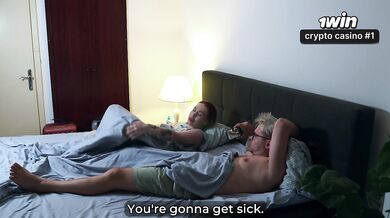 Backstage: Step Mom & Step Son Share Bed Get Naughty in Hotel Room