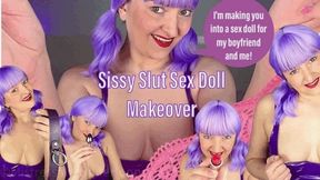 Sissy Slut Sex Doll Makeover - Making you into a sissy girl for my boyfriend and me - Sissification and Feminization Female POV with Mistress Mystique - WMV