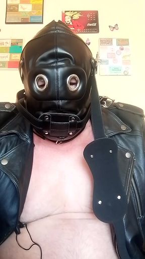 Estim on the chest with insulating varnish