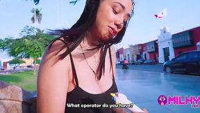 Street pick-up turns into anal casting for Nicki Power