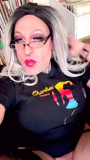 Beautiful Trans Marilyn Home Tease Smoking Fetish