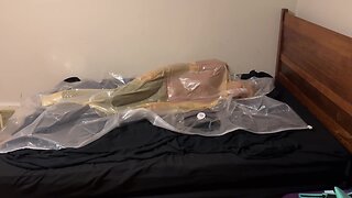 2023 latex sleepsack breathplay with rubberdogbroncos jade head balloon