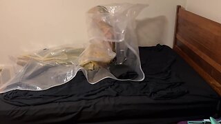 2023 latex sleepsack breathplay with rubberdogbroncos jade head balloon