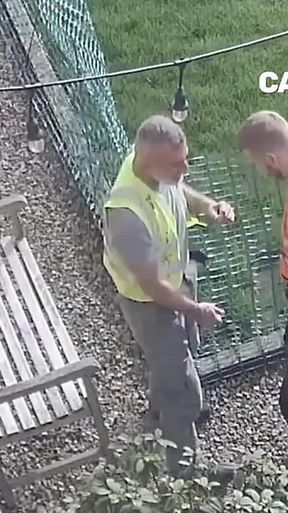 Security Cam Caught the Old Mature Hung Boss with His Workmate