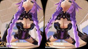 3D Hentai Babe Purple Heart Takes You to Another Dimension