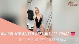 Ich hol mir deinen S**t mit der Zunge 👅 W***sanleitung am echten S*****z