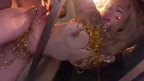 Sultry Gal In Netted Dress Dances Seductively Before Wild Thigh-Fucking Creampie Night