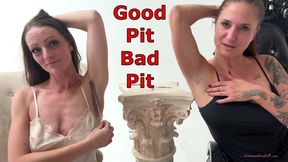 Good Pit Bad Pit - Shae Kink and Autumn Bodell Angel Vs Devil Smelly Armpit Worship JOI MOBILE