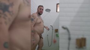 Jimbob Soapy Shower Dildo Riding