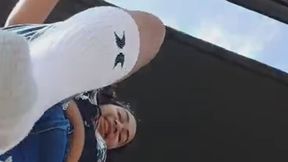 Crushed Beneath My Denim Throne: Giantess Ass Squash