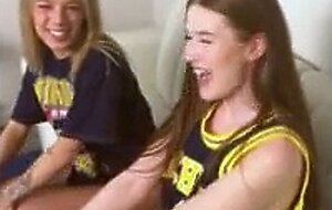 Two sorority sluts fuck in college dorm - athena heart ashlyn angel