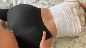 Fat white monster cock self-sucks and drinks piss