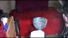 hot transgender slut takes huge anal plug all the way!