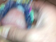 Cumming on my twinblock full of elastics and put it on my mouth