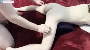 Futanari gets her twat and booty drilled ending in creampie