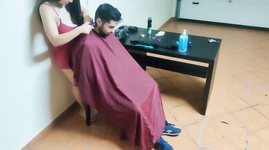 No holes denied with my friend’s mother who offered to cut hair