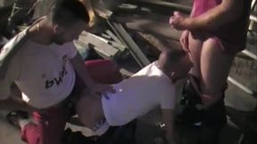 frnech slut fucked by 2 badboys woith rough domination