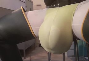 Fucking inside a filled condom piss