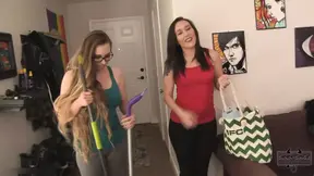 Mature brunette wife offers cleaning service