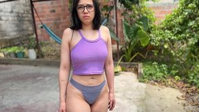 pov risky sex with my cousin-in-law in the yard