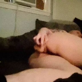 Slow-mo ass fucking with huge anal dildo