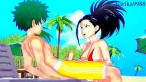 Momo Ignites Forbidden Desire With Kyouka During Hot MHA Moment
