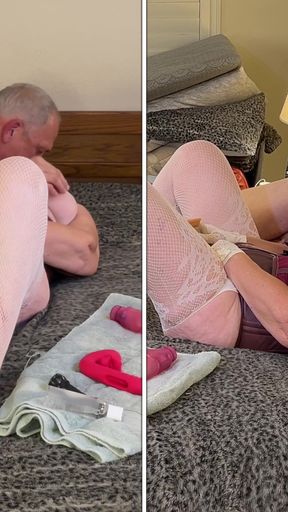 Granny Norma Jean: Fingered, Dildo Played, And Fucked To A Missionary Creampie 7825CAMS1246M   Clip 2