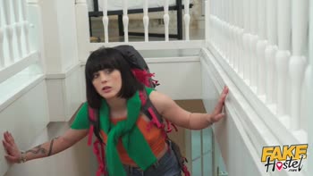 Fake Hostel Prank Turns into Anal Lovestory for Short Hair Babe