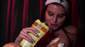 This Nun Couldn't Resist the Temptation