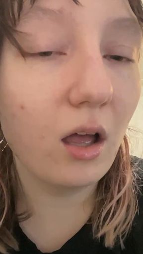 Cute girl can Make herself Burp on Command!