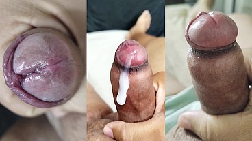 Melhores momentos das gozadas e punhetas com meu pequeno pau com fimose e a masturbada da minha namorada novinha que goza gostoso na sua deliciosa bucetinha e peitos - (PARTE 3)