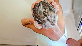 He Pee on Me when I wash my Hair helps me wetting Compilation few Videos