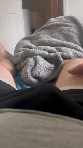 Chubby Hands Tease a Fat Cock Through Shorts 🤭