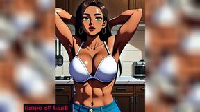 GoL hot dessi wife got pleasure in her 3 holes